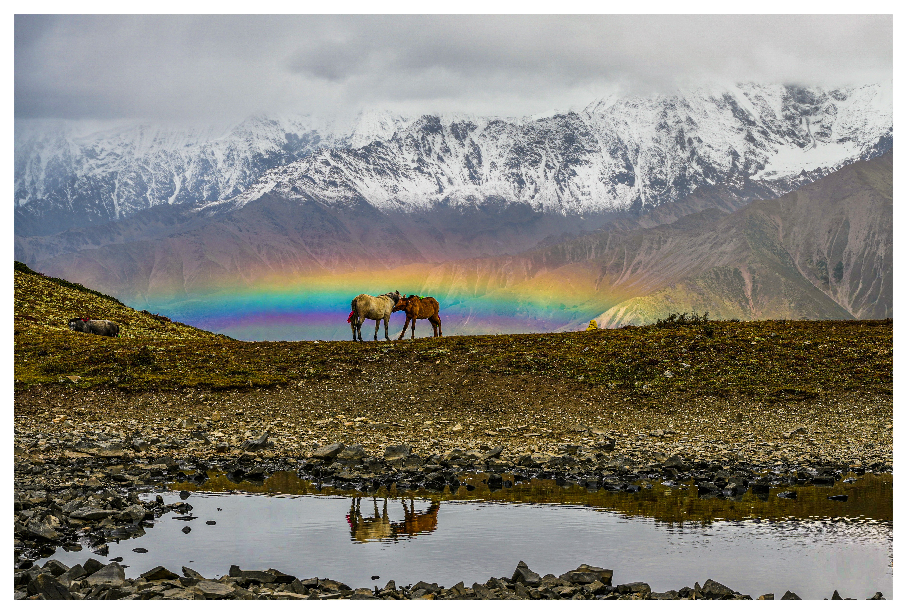 贡嘎雪山的浪漫